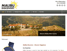 Tablet Screenshot of malibudiscovery.com
